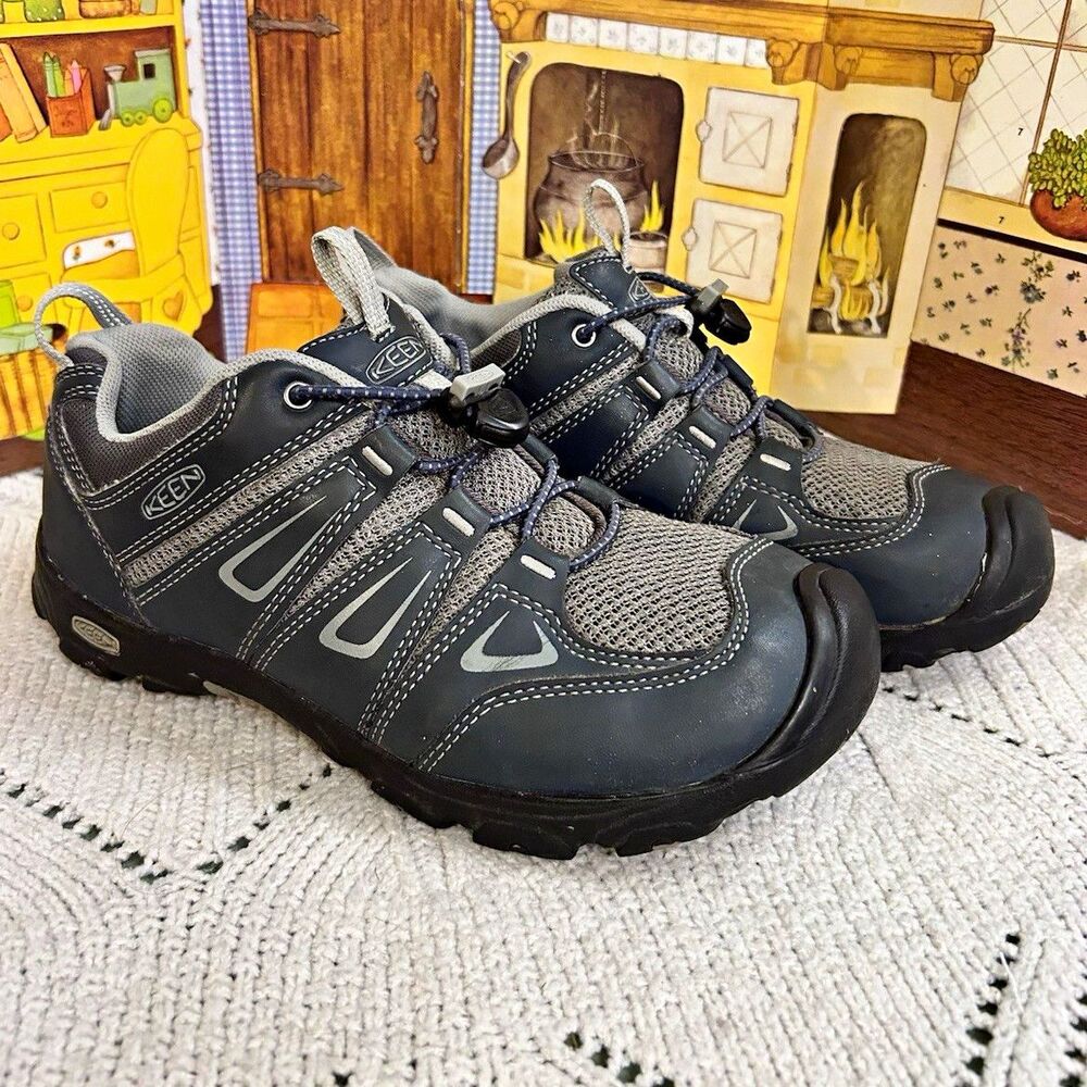 KEEN Oakridge Women's Hiking Shoes Size 5 US EU 37 Blue Gray Trail Sneakers